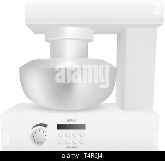 Modern food processor icon, realistic style Stock Vector