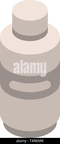 Energy drink bottle icon, isometric style Stock Vector