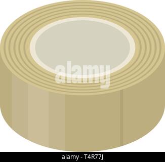 Box scotch icon, isometric style Stock Vector
