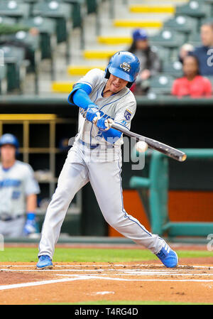 April 16, 2019: Omaha Storm Chasers pitcher Arnaldo Hernandez (52