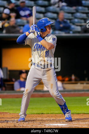 April 16, 2019: Omaha Storm Chasers pitcher Arnaldo Hernandez (52