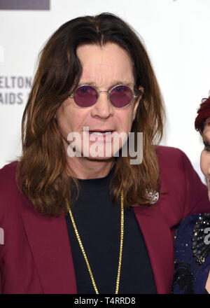 File photo dated 22/02/15 of rock star Ozzy Osbourne, who has spoken of his pride in Birmingham as the city celebrates Black Sabbath and the birth of heavy metal. Stock Photo