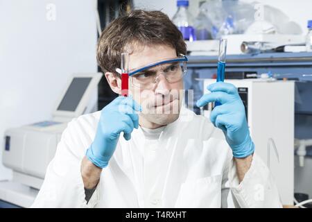 Researcher at work Stock Photo