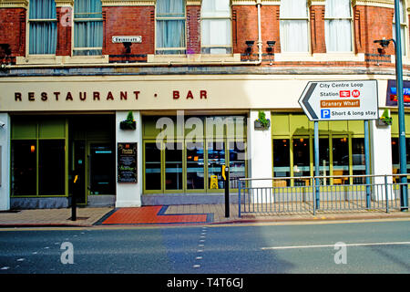 Swinegate, Leeds, England Stock Photo