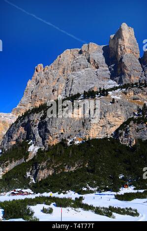 Italy South Tyrol Dolomites Lagazuoi in the evening Stock Photo - Alamy