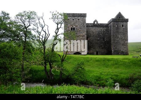 Hermitage Castle, Scottish Borders, Scotland, United Kingdom, Europe Stock Photo