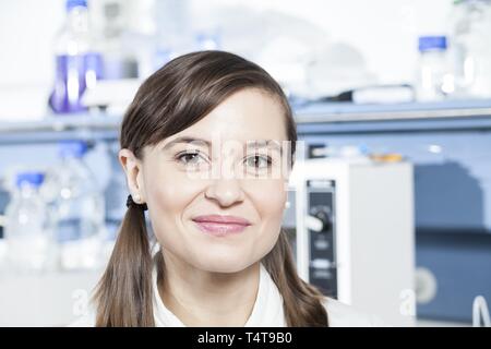 Lab technician, portrait Stock Photo