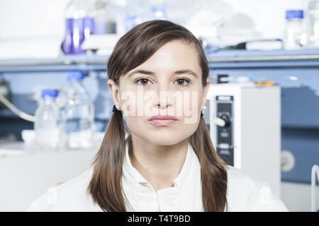 Lab technician, portrait Stock Photo