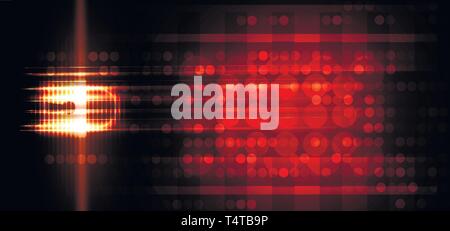 Cybersecurity and information or network protection. Future cyber technology web services for business and internet project Stock Vector