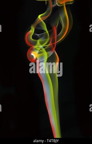 Colored smoke Stock Photo