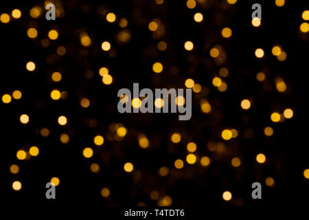 Realistic bokeh lights. Beautiful Christmas background. Stock Photo