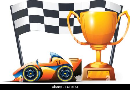 picture of race Stock Vector