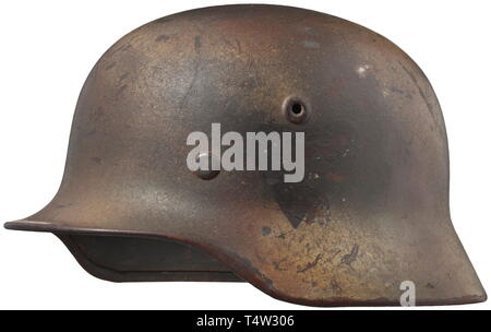 Body armour, helmets, German steel helmet M40, Editorial-Use-Only Stock Photo