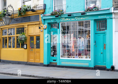 Beatrice von tresckow shop along Portobello Road. Notting Hill, West London. UK Stock Photo