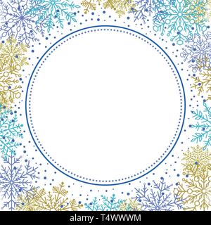 Winter Vector Greeting Card Stock Vector