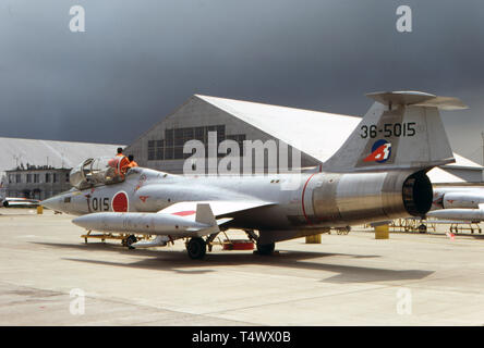 Japanische Luftwaffe JASDF Lockheed F-104DJ Starfighter Stock Photo