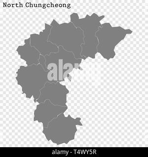 south korea north chungcheong province map Stock Vector Image & Art - Alamy