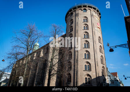 Round Tower, a 17th-century tower, Copenhagen, Denmark Stock Photo