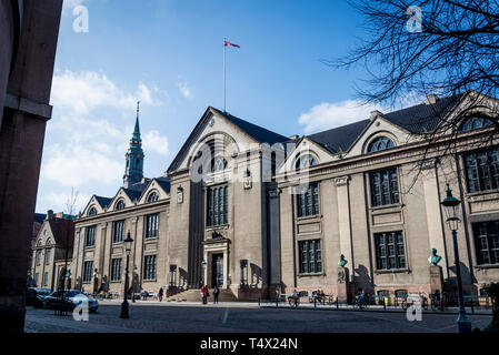 University building in the Latin Quarter of the Old Town, Copenhagen, Denmark Stock Photo