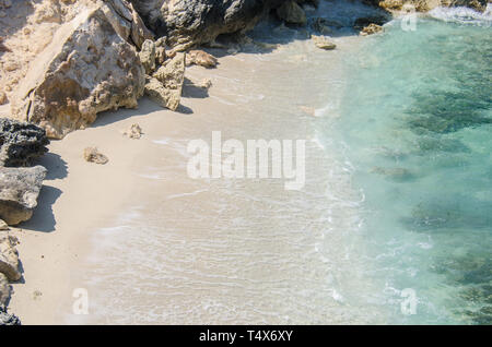 Exotic shore at Punta Norte, Isla Mujeres Stock Photo