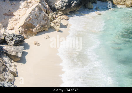 Exotic shore at Punta Norte, Isla Mujeres Stock Photo