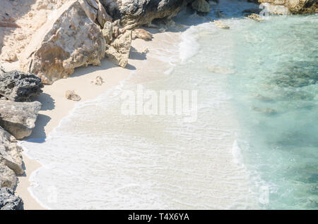 Exotic shore at Punta Norte, Isla Mujeres Stock Photo