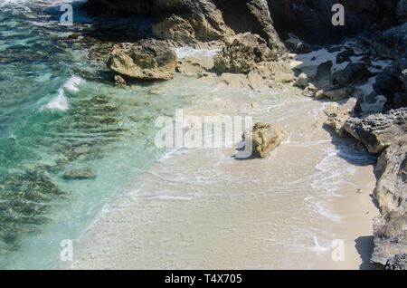 Exotic shore at Punta Norte, Isla Mujeres Stock Photo