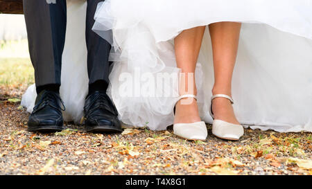 Bride and groom, Wedding Day Stock Photo