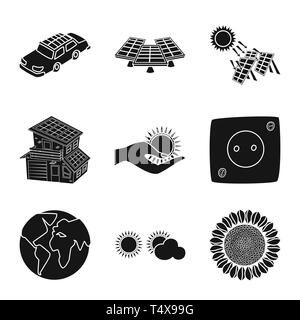 car,generator,thermal,building,sunlight,socket,globe,cloud,sunflower,electric,electricity,station,battery,hand,world,sunshine,vehicle,ecology,weather,wall,earth,blue,light,economy,reflection,house,summer,plastic,innovation,technology,organic,nature,Solar,panel,energy,green,power,sun,set,vector,icon,illustration,isolated,collection,design,element,graphic,sign,black,simple Vector Vectors , Stock Vector