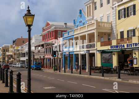 Bermuda, Hamilton, British Colonial Architecture Stock Photo