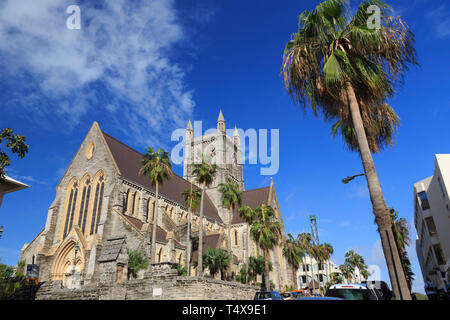 Bermuda, Hamilton, British Colonial Architecture, Church of the Most Holy Trinity Stock Photo