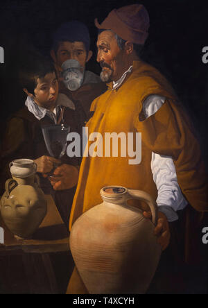 The Waterseller of Seville, Diego Velazquez, 1618-1622, Galleria degli Uffizi, Uffizi Gallery, Florence, Tuscany, Italy Stock Photo