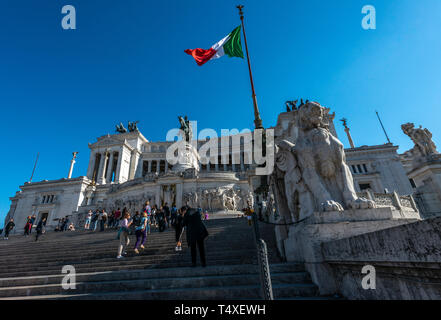 Alter of the Fatherland.Rome, Italy Stock Photo