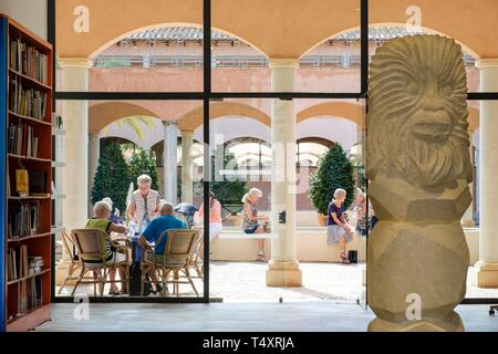 CCA, Andratx Centro de Arte, Andratx, Sur de la Sierra de Tramuntana, Mallorca, balearic islands, Spain. Stock Photo