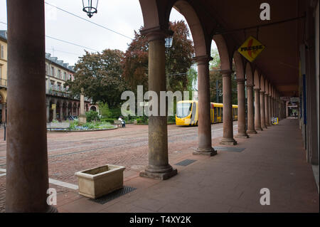 Mulhouse, Tramway, Avenue du Marechal Foch Stock Photo