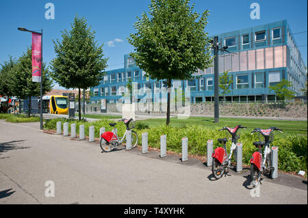 Mulhouse, Tramway Stock Photo