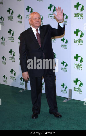 LOS ANGELES, CA. April 15, 2005: Former Soviet president MIKHAIL GORBACHEV at the Global Green USA's annual Millennium Awards for contributions to the environment, at the Beverly Hills Hotel. © 2005 Paul Smith / Featureflash Stock Photo