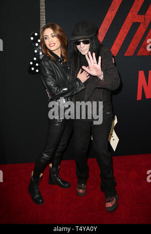 Premiere Of Netflix's 'The Dirt'  Featuring: Seraina Schönenberger, Mick Mars Where: Hollywood, California, United States When: 18 Mar 2019 Credit: FayesVision/WENN.com Stock Photo