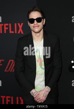 Premiere Of Netflix's 'The Dirt'  Featuring: Pete Davidson Where: Hollywood, California, United States When: 18 Mar 2019 Credit: FayesVision/WENN.com Stock Photo