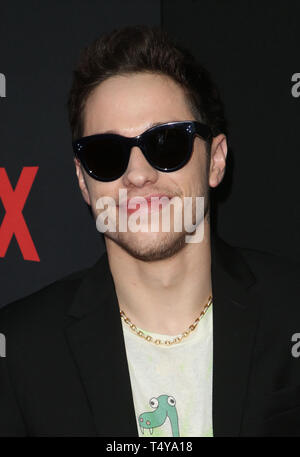 Premiere Of Netflix's 'The Dirt'  Featuring: Pete Davidson Where: Hollywood, California, United States When: 18 Mar 2019 Credit: FayesVision/WENN.com Stock Photo