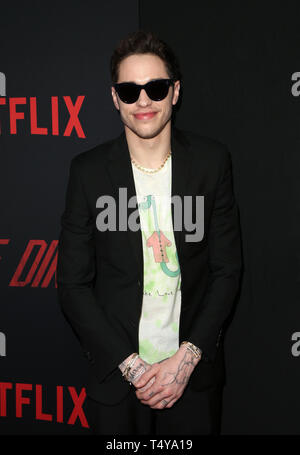 Premiere Of Netflix's 'The Dirt'  Featuring: Pete Davidson Where: Hollywood, California, United States When: 18 Mar 2019 Credit: FayesVision/WENN.com Stock Photo