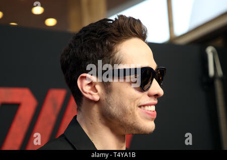 Premiere Of Netflix's 'The Dirt'  Featuring: Pete Davidson Where: Hollywood, California, United States When: 18 Mar 2019 Credit: FayesVision/WENN.com Stock Photo