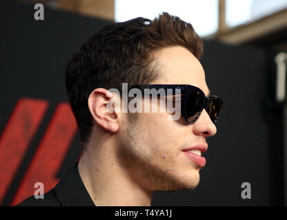 Premiere Of Netflix's 'The Dirt'  Featuring: Pete Davidson Where: Hollywood, California, United States When: 18 Mar 2019 Credit: FayesVision/WENN.com Stock Photo