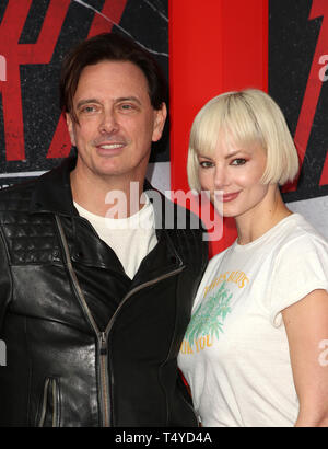 Premiere Of Netflix's 'The Dirt'  Featuring: Donovan Leitch, Libby Mintz Where: Hollywood, California, United States When: 18 Mar 2019 Credit: FayesVision/WENN.com Stock Photo