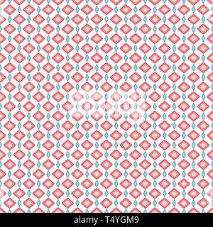 Seamless pattern of pastel pink and azure geometric shapes. Abstract background for fabrics, wallpapers, coatings, prints and designs. EPS file, vecto Stock Vector