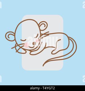 cartoon zodiac silhouette on the white background Stock Vector