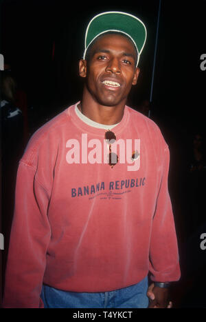 Phoenix, Arizona, USA 27th March 1994 A guest attends Grand Opening of Planet Hollywood Phoenix on March 27, 1994 in Phoenix, Arizona, USA. Photo by Barry King/Alamy Stock Photo Stock Photo