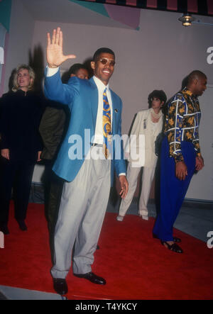 Phoenix, Arizona, USA 27th March 1994 A guest attends Grand Opening of Planet Hollywood Phoenix on March 27, 1994 in Phoenix, Arizona, USA. Photo by Barry King/Alamy Stock Photo Stock Photo