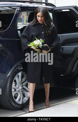 Duke and Duchess of Sussex visit Newzealand House - Arrivals  Featuring: Meghan Markle, Duchess of Sussex Where: London, United Kingdom When: 19 Mar 2019 Credit: Lia Toby/WENN.com Stock Photo