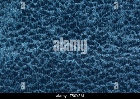 Extravagant contrast blue fabric texture. Can be used as background. Stock Photo